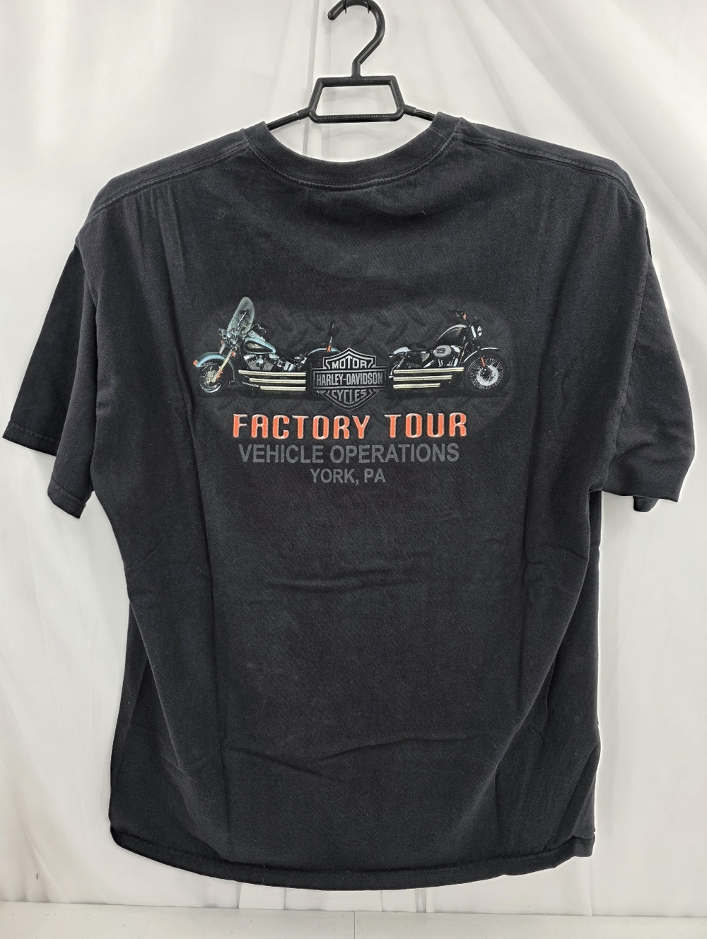 VTG Harley Davidson Factory Tour Vehicle Operations Tshirt York Pennsylvania 2XL - Picture 3 of 10